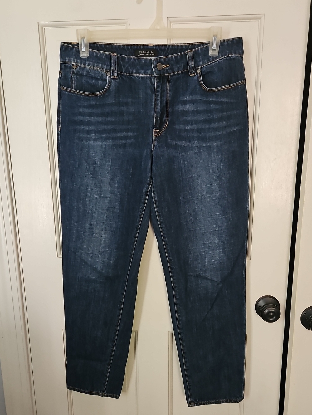 Talbots Flawless Five Pocket Boyfriend 100% Cotton Jeans